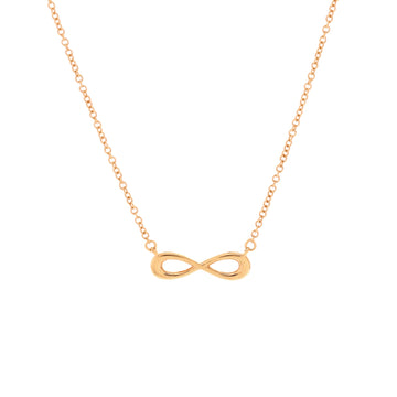 Tiffany & Co. Infinity Pendant Necklace 18K Rose Gold