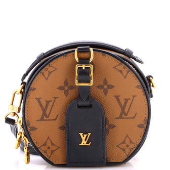 Louis Vuitton Petite Boite Chapeau Bag Reverse Monogram Canvas