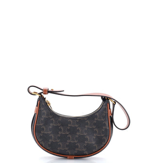 Celine Ava Bag Triomphe Coated Canvas Mini