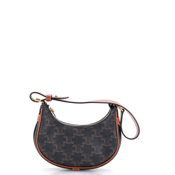 Celine Ava Bag Triomphe Coated Canvas Mini