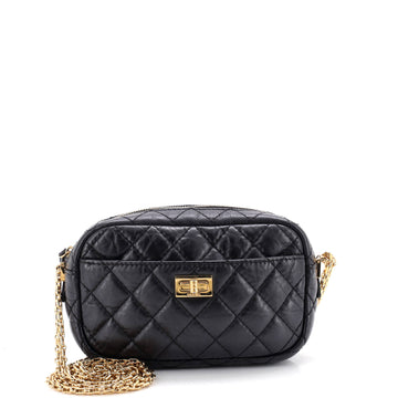Chanel Reissue Camera Crossbody Bag Quilted Aged Calfskin Mini