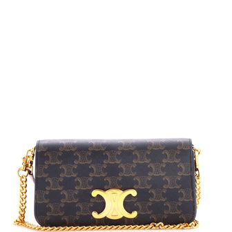 Celine Multipochette Flap Bag Triomphe Coated Canvas