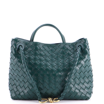Bottega Veneta Andiamo Top Handle Bag Intrecciato Nappa Medium