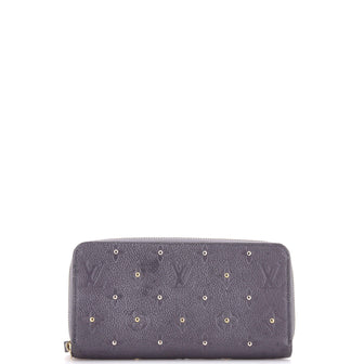 Louis Vuitton Zippy Wallet Studded Monogram Empreinte Leather