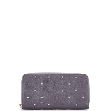 Louis Vuitton Zippy Wallet Studded Monogram Empreinte Leather