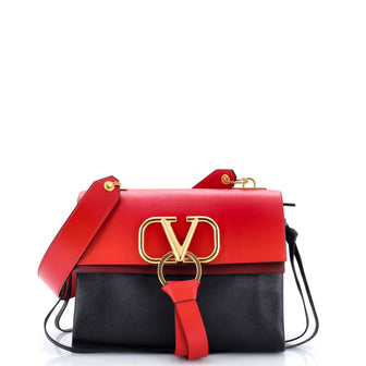 Valentino Garavani VRing Shoulder Bag Leather Small