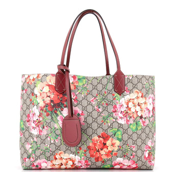 Gucci Reversible Tote Blooms GG Print Leather Medium