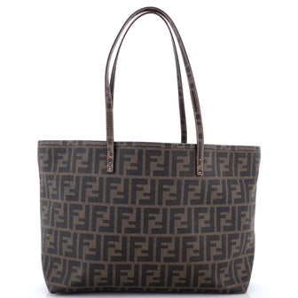 Fendi Roll Tote Zucca Coated Canvas Medium