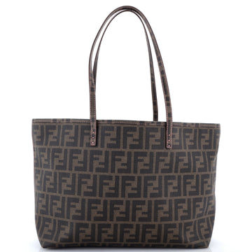 Fendi Roll Tote Zucca Coated Canvas Medium