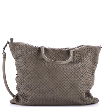 Bottega Veneta Fold Over Tote Intrecciato Nappa XL