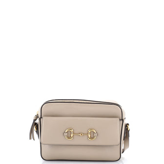 Gucci Horsebit 1955 Flap Pocket Camera Bag Leather Small