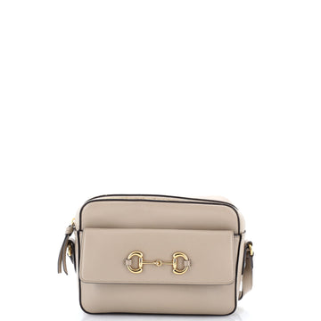 Gucci Horsebit 1955 Flap Pocket Camera Bag Leather Small