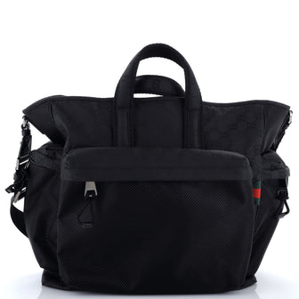Gucci Nexus Convertible Tote GG Nylon Large