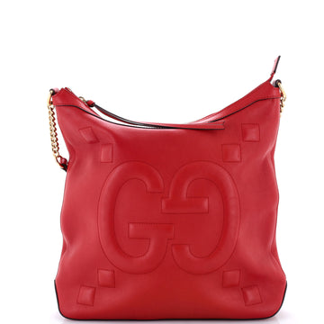 Gucci Apollo Hobo GG Embossed Calfskin Medium