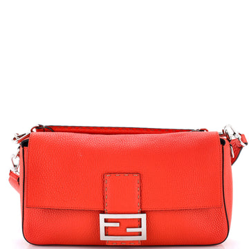 Fendi Selleria Baguette NM Bag Leather Large