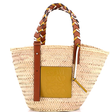Loewe Braided Handle Basket Tote Raffia Medium