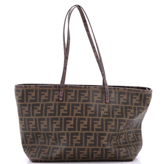 Fendi Roll Tote Zucca Coated Canvas Medium