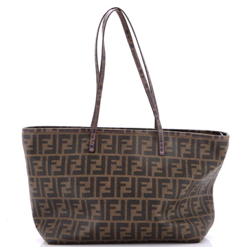 Fendi Roll Tote Zucca Coated Canvas Medium