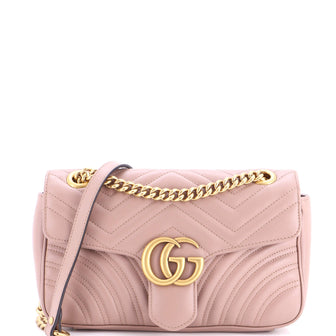 Gucci GG Marmont Flap Bag Matelasse Leather Medium