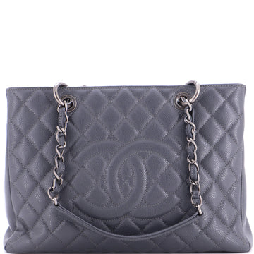 Chanel Grand Shopping Tote Quilted Caviar