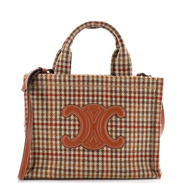 Celine Cabas Thais Tote Tweed Small