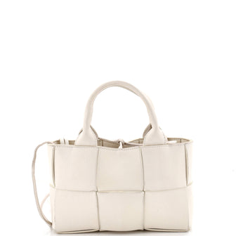 Bottega Veneta Arco Tote Maxi Intrecciato Leather Candy