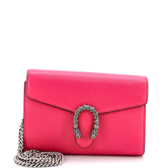 Gucci Dionysus Chain Wallet Leather with Embellished Detail Small