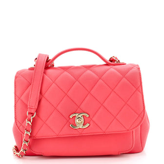 Chanel Business Affinity Flap Bag Quilted Caviar Small