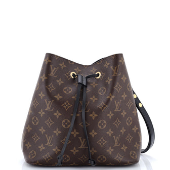 Louis Vuitton NeoNoe Handbag Monogram Canvas with Leather MM