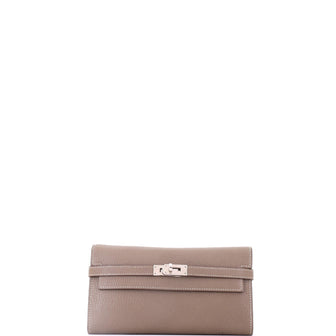 Hermes Kelly Wallet Chevre Mysore Long