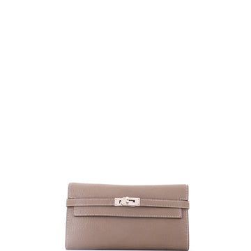 Hermes Kelly Wallet Chevre Mysore Long