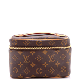 Louis Vuitton Nice Vanity Case Macassar Monogram Canvas Mini