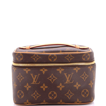 Louis Vuitton Nice Vanity Case Macassar Monogram Canvas Mini