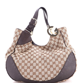 Gucci Charlotte Tote GG Canvas with Leather Large