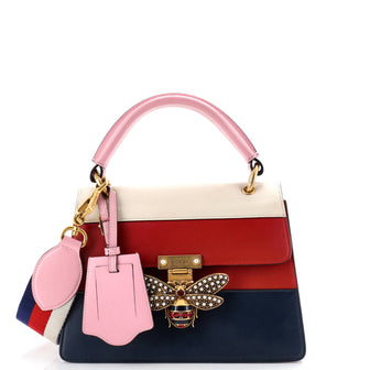 Gucci Queen Margaret Top Handle Bag Colorblock Leather Small