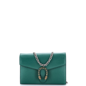 Gucci Dionysus Chain Wallet Leather with Embellished Detail Small