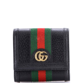 Gucci Ophidia Card Case Wallet Leather