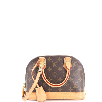 Louis Vuitton Alma Handbag Monogram Canvas BB