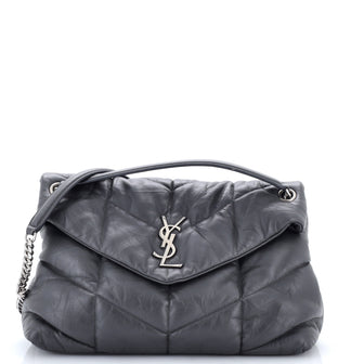 Saint Laurent Loulou Puffer Shoulder Bag Quilted Leather Medium