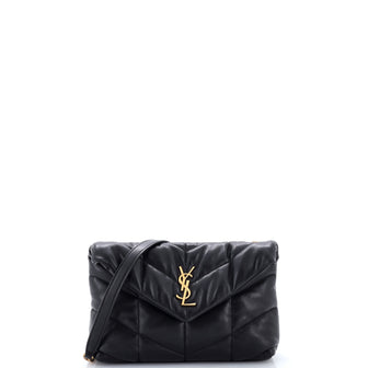 Saint Laurent Loulou Puffer Shoulder Bag Quilted Leather Mini
