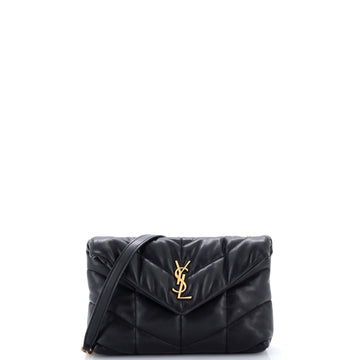 Saint Laurent Loulou Puffer Shoulder Bag Quilted Leather Mini