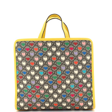 Gucci Children's Tote Printed GG Coated Canvas with Leather Medium