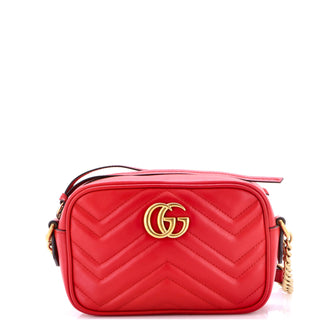 Gucci GG Marmont Shoulder Bag Matelasse Leather Mini