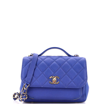 Chanel Business Affinity Flap Bag Quilted Caviar Small
