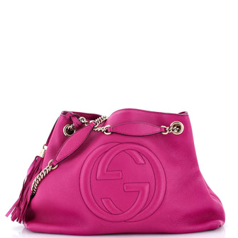 Gucci Soho Chain Strap Shoulder Bag Leather Medium