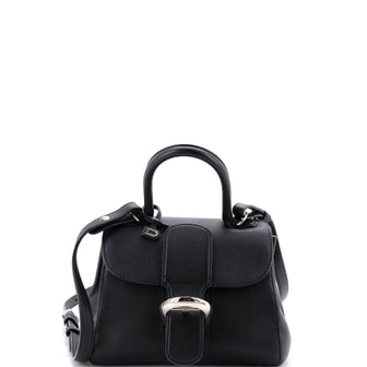 Delvaux Brillant Top Handle Bag Leather Mini