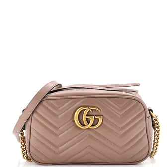 Gucci GG Marmont Shoulder Bag Matelasse Leather Small