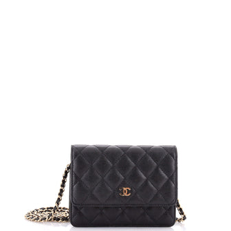 Chanel Wallet on Chain Quilted Caviar Mini