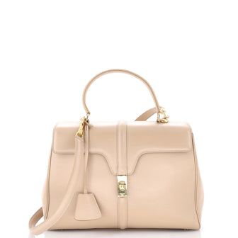 Celine 16 Top Handle Bag Smooth Calfskin Medium