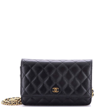 Chanel Wallet on Chain Quilted Caviar